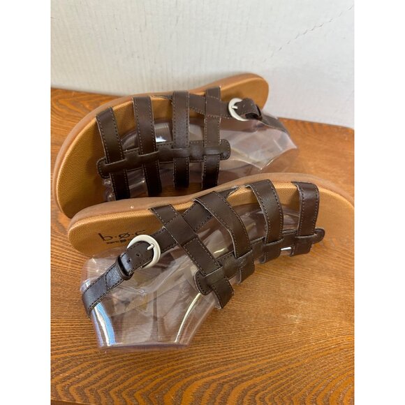 B.O.C. By Born Women's Gladiator Strappy Flat Sandal Brown  Size 10  Sku 2903 - Picture 8 of 13